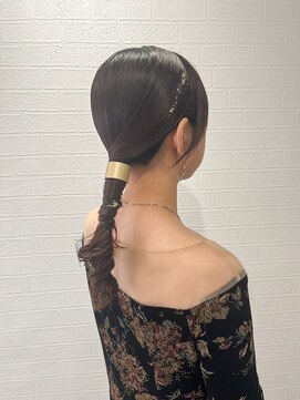 ミモザ シンサイバシ(Mimosa shinsaibashi) 参列ヘア