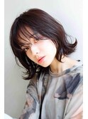 ショート暗めカラーグランマッシュデザインカラー20代30代40代