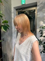 ヲタク(wotaku.)&nbsp;ベージュカラーオレンジベージュダブルカラーケアブリーチウルフ