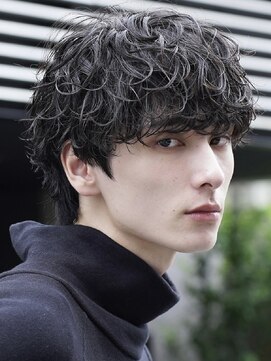 フィフス 大分(fifth) 大分つよめ無造作シャドウパーマメンズカットラウンドマッシュ