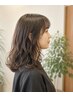【朝を5分短縮】忙しい方ための★カット＋乾かすだけでキマるパーマ 14,300円