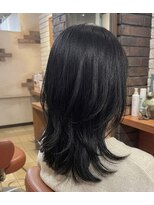 ヘアメイク フレンシア(hair make flencia)&nbsp;レイヤーカットミディアム【324スタイル】