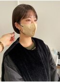 ブラウンボブ×カット&カラー&トリートメント