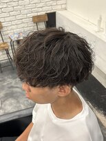 ビーテックバイゼン 山科店(B-TECH by Zen)&nbsp;ナチュラルシャドウパーマ　マッシュ　メンズパーマ