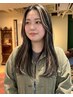 【普通の髪色は物足りない】韓国風似合わせカット＋垢抜けアディクシーカラー