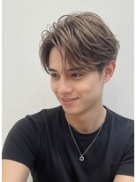 カバーヘア ブリス 上尾西口店(COVER HAIR bliss)&nbsp;大人ニュアンスセンターパートフェザーパーマ30代40代ｐ上尾