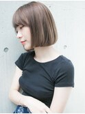 ワンレン ショートボブ シースルーバング☆