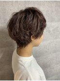 ☆お客様style☆可愛さ倍増☆癖毛ショートボブ
