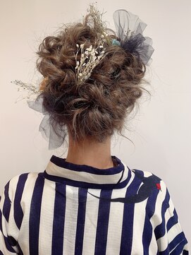 ゼンコー 国分寺(ZENKO) 【ZENKO国分寺店】浴衣ゆる編み込みシニヨン