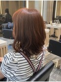 艶オレンジ カラー ミディアム
