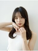 10代20代30代◎くびれヘア シースルーバング レイヤーカット