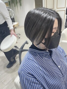 アルクバイネオリーブ 荻窪店(arc by neolive) インナーカラーホワイトグレー☆