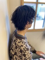 トレパルッキエーレ(tre parrucchiere)&nbsp;［-tre-］メンズウルフ×パーマ