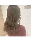 エアリーゆる巻きロング春パーマうるツヤシアーグレージュ/池袋