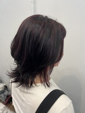 エニー 四条大宮(aNy) ハイライトとレイヤーウルフでトレンド感のあるスタイルに