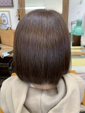 サロンドマックス(salon de max) 《salon de max》やわらかカラー☆前下がりボブ