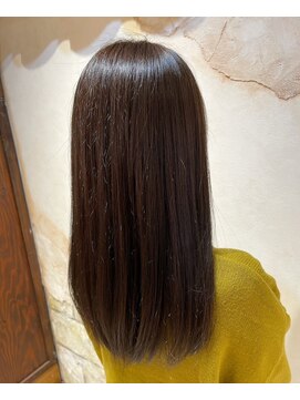 ルララドゥ 【暗めカラー】サラツヤロング