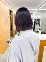 トゥコ(tuco)&nbsp;ボブ　プツッとボブ　ぶどうカラー　切りっっぱなし