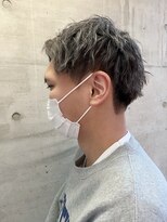 アッシュタカサキ(ash takasaki) 20代30代メンズスパイラルパーマワイルドオシャレ感アッシュ