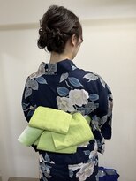 ロカット サロン(Roquat Salon)&nbsp;浴衣シニヨンアレンジ【ヘアセット/立川/バイカルテ/立川】