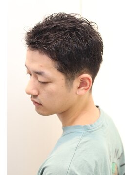 ヘアーアンドグルーミング ヨシザワインク(HAIR&GROOMING YOSHIZAWA Inc.) 緩めスパイラル/ツーブロック/刈り上げ/メンズパーマ/ショート
