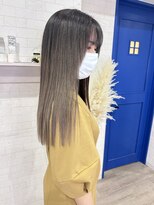 シェミール(CHEMIR) 大人可愛いバレイヤージュ透明感カラーくすみグレージュ四日市