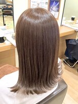 ラファンス 栗林店(LaFENCE) ミディアムボブ/透明感カラー/ミルクティーブラウン