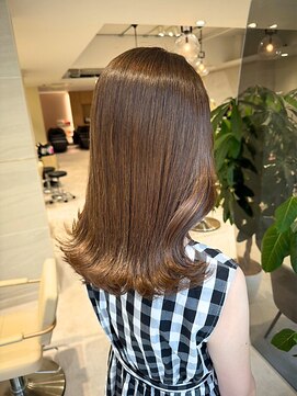 ミズチャーム(Ms.CHARM) 艶髪/透明感/テラコッタブラウン