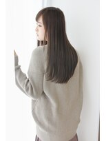 ルー ハナレ(Luu HANARE)&nbsp;お手入れ簡単ストカール（縮毛矯正＋デジタルパーマ）艶カラー