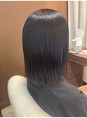 美髪ストレートパーマでつくる乾かすだけのさらツヤヘア