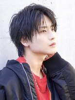 エイド 渋谷(aid)&nbsp;ニュアンスコンマバングソフトツイストショートウルフ