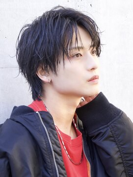 エイド 渋谷(aid) ニュアンスコンマバングソフトツイストショートウルフ