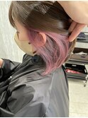 【小山/髪質改善/インナーカラー】サラ艶髪×インナーピンク