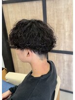 メンズギフト(men's GIFT)&nbsp;ツイストスパイラル波巻きパーママッシュツーブロックマッシュ