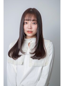 ルフュージュ バイ プロデュース 相模大野店(Refuge by Produce) レイヤーカット/ショコラブラウン/ストレートロング