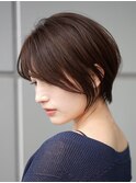 表参道白髪ぼかし髪質改善カラーウルフショートボブ40代50代60代