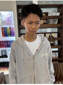 短髪パーマ