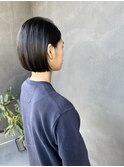 みんな大好きアッシュカラー/切りっぱなし/ボブ/20代/30代/40代