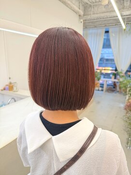 リル(re'll) 《花屋併設》ブリーチなし暖色［酸性ストレート/ヘアセット］