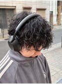 波巻きパーマ
