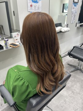 アルター(aL ter) くびれヘア/アプリコットオレンジ/鎌取/市川いづみ