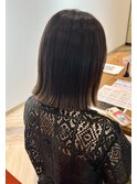 重め肩ラインボブ