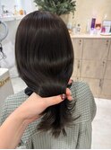 くびれヘア縮毛矯正アプリコットオレンジ夏ハイライト《用賀》