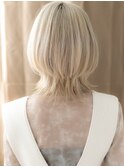 ハイトーンカラーホワイトシルバークラゲヘアーY上尾20代30代