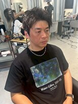 メンズサロン キング 心斎橋店(Men’s salon K!ng) ホワイトメッシュ/ツイスト/ツイスパ/パーマ/メンズ/眉毛/心斎橋