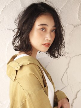 エイジングケアカラー×ふんわりロブ【LEB神戸三宮】