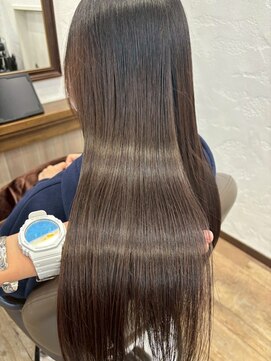 アミリー ひたち野うしく店(Amily) ハイライトバレイヤージュダブルカラーケアブリーチ20代30代