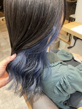 ローリーポーリークラウン(Roly Poly Clown) インナーカラー/ブルー/ネイビー 10代20代30代