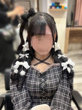 ヘアセット アリエス 新宿駅前店(aries) *.髪リボンりんごちゃんヘア.*