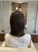 大人可愛いミディアムボブ